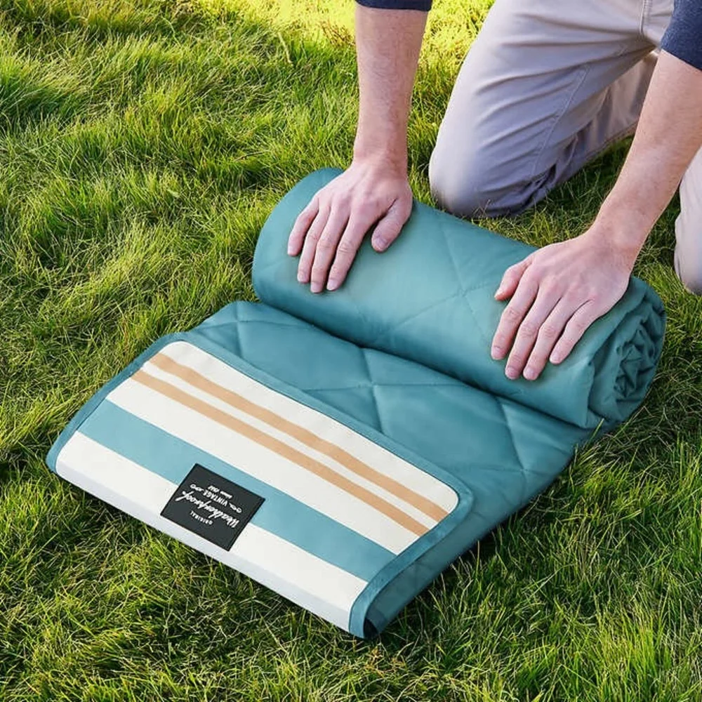 Weatherproof Vintage Outdoor Blanket 60” X 70”